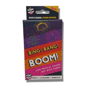 Bing Bang Boom Hilariously Fun Card Game for Family Game Night NEW